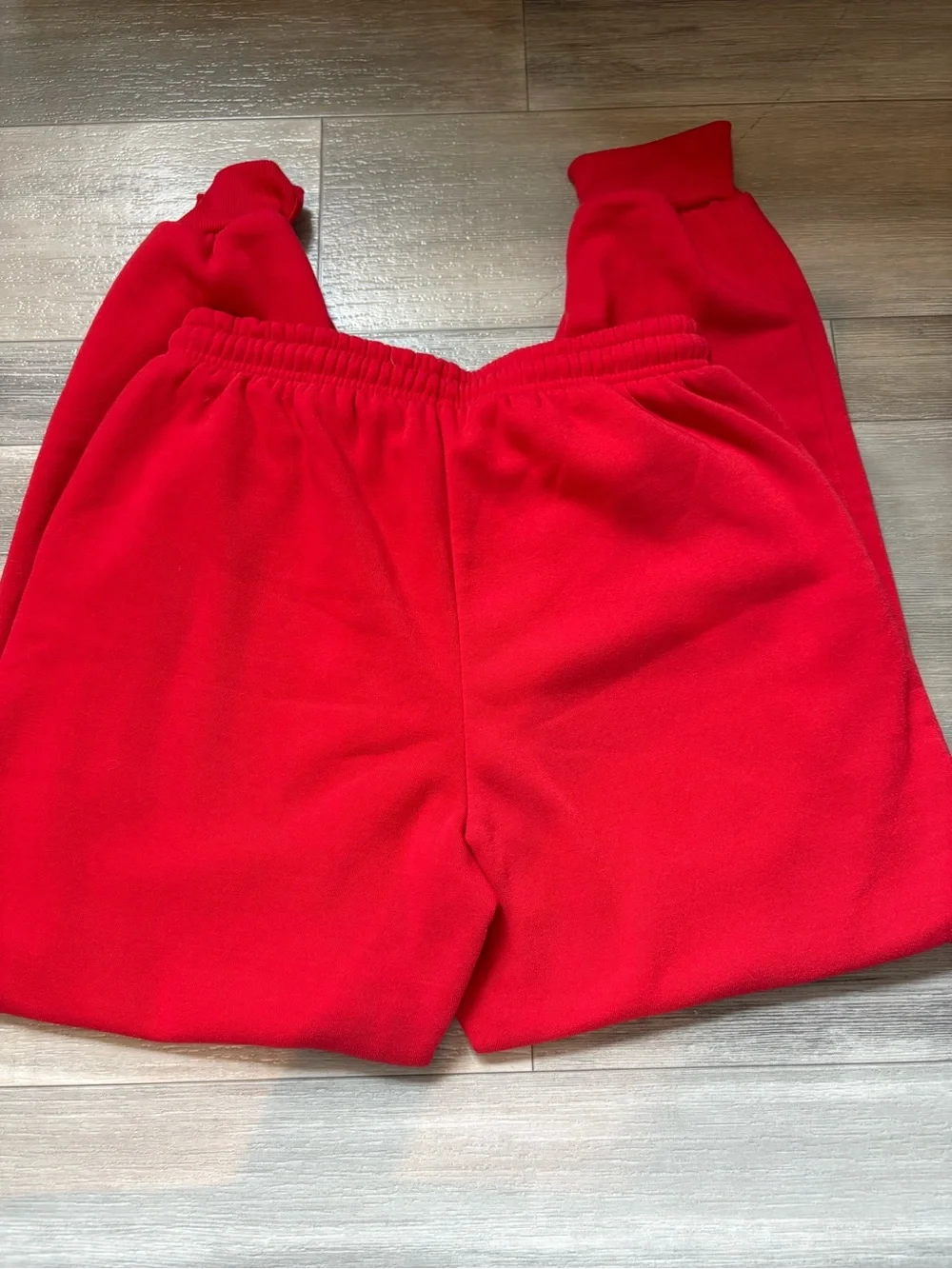 Kids Red Fleece Jogger Pants - Cozy Everyday Bottoms